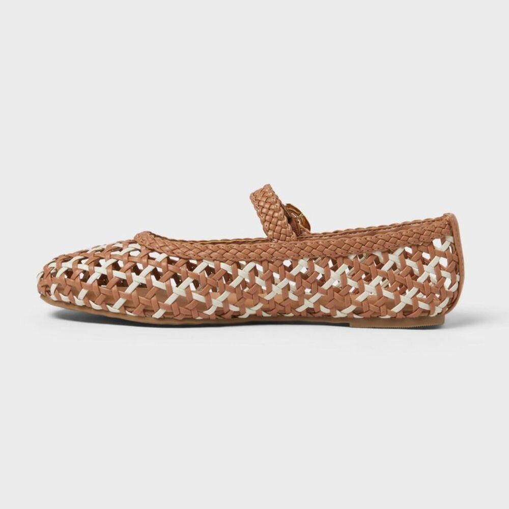 Open Box - Universal Thread - Women's Royce Mary Jane Shoes with Memo Cognac - Picture 2 of 4